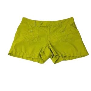 LOFT Lime Green Cotton Shorts